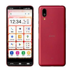 新品未使用 AU SHARP BASIO active2 SHG12 [64GB] レッド SIMロック解除済み [白ロム]