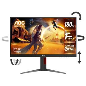 AOC 23．8型ゲーミング液晶ディスプレイ Black&Red 24G4/11 [24G411]