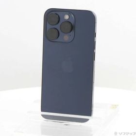 ソフマップ 〔中古品〕 iPhone15 Pro 512GB ブルーチタニウム MTUL3J／A SIMフリー【371】