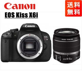 キヤノン Canon EOS Kiss X6i EF-S 18-55mm 標準 レンズセット 手振れ補正 デジタル一眼レフ カメラ 中古
