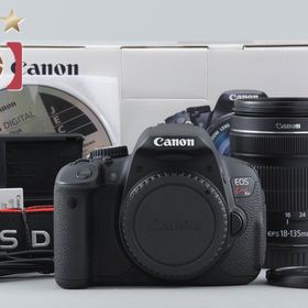【中古】Canon キヤノン EOS Kiss X6i 18-135 レンズキット シャッター回数僅少 元箱付き
