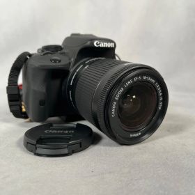 【管T193】CANON キヤノン EOS Kiss X7 ボディ ブラック バッテリー欠品 EF S 18₋55mm レンズ ベタつきあり 動作未確認 現状渡し