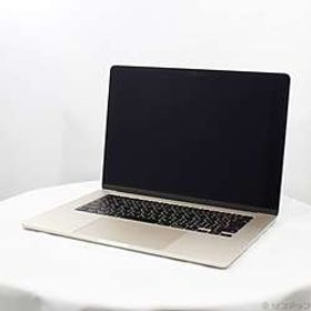 MacBook Air 15.3-inch Mid-2023 MQKV3J／A Apple M2 8コアCPU_10コアGPU スターライト 〔26.3 Tahoe〕 ［グラフィック：オンボード／JI