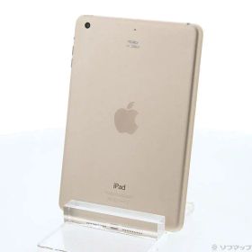 【中古】Apple(アップル) iPad mini 3 16GB ゴールド MGYE2J／A Wi-Fi 【258-ud】