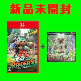 新品⭐️スプラトゥーン レイダース ソフト&ノジマ限定特典 ぷっくりシール
