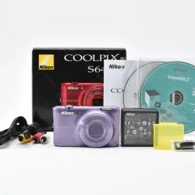 超美品 ニコン COOLPIX S6400 コンパクトデジタルカメラ パープル