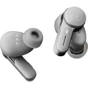 オーディオテクニカ ノイズキャンセリング機能搭載 完全ワイヤレスBluetoothイヤホン(グレー) audio-technica ATH-TWX7-GY 返品種別A