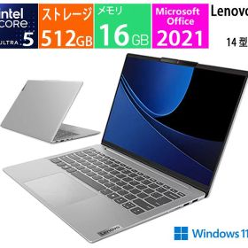新品 IdeaPad Slim 5i Gen 9 83DA001MJP [クラウドグレー], 14.0型 /Windows11 Home /intel Core Ultra 5 /メモリ：16GB /SSD：512GB /Office 2021