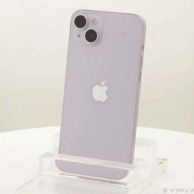 【中古】Apple(アップル) iPhone14 Plus 512GB パープル MQ4U3J／A SIMフリー 【269-ud】