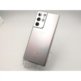 【中古】SAMSUNG docomo 【SIMロック解除済み】 Galaxy S21 Ultra 5G ファントムシルバー 12GB 256GB SC-52B【ECセンター】保証期間1ヶ月【ランクB】