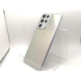 【中古】SAMSUNG docomo 【SIMロックあり】 Galaxy S21 Ultra 5G ファントムシルバー 12GB 256GB SC-52B【川崎駅前】保証期間1ヶ月【ランクB】