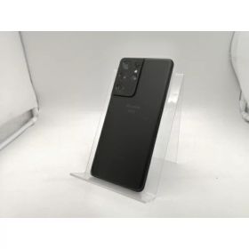 【中古】SAMSUNG docomo 【SIMロック解除済み】 Galaxy S21 Ultra 5G ファントムブラック 12GB 256GB SC-52B【なんば】保証期間1週間【ランクC】