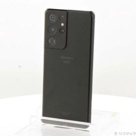 【中古】SAMSUNG(サムスン) Galaxy S21 Ultra 5G 256GB ファントムブラック SC-52B docomoロック解除SIMフリー 【258-ud】
