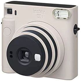 【中古-非常に良い】 FUJIFILM 富士フイルム インスタントカメラ チェキスクエア instax SQUARE SQ1 チョークホワイト INS SQ 1 WHITE