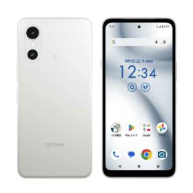 FCNT SIMフリースマートフォン arrows We3 M09 / Dimensity 6300 / 6.1インチ 4GB+64GB ホワイト PBC00015JP