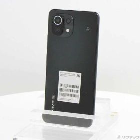【中古】Xiaomi(シャオミ) Mi 11 Lite 5G 128GB トリュフブラック Mi11Lite5G SIMフリー 【344-ud】