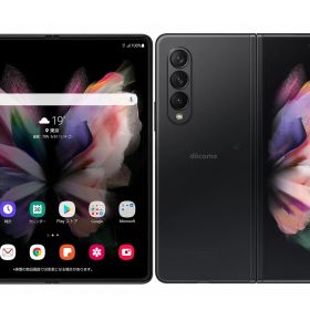 【中古】Cランク【傷や汚れあり】 SIMフリー SC-55B SAMSUNG Galaxy Z Fold3 5G 256GB ファントムブラック 利用制限〇(白ロム) 送料無料