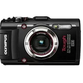 【中古】【39shop】OLYMPUS★デジタルカメラ STYLUS TG-3 Tough ブラック 1600万画素CMOS F2.0 15m防水 100kgf耐荷重 GPS+電子コンパス&内蔵Wi-Fi TG-3 BLK(非常に良い)