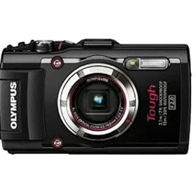 【中古】［非常に良い］OLYMPUS デジタルカメラ STYLUS TG-3 Tough ブラック 1600万画素CMOS F2.0 15m防水 100kgf耐荷重 GPS+電子コンパス&内蔵Wi-Fi TG-3 BLK