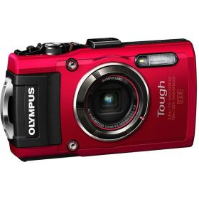 【中古】オリンパス OLYMPUS デジタルカメラ STYLUS レッド TG-4 Tough レッド 1600万画素CMOS F2.0 15m 防水 100kgf耐荷重 GPS+電子コンパス&内蔵Wi-Fi TG-4 RED カメラ 中古 人気 おすすめ 高画質