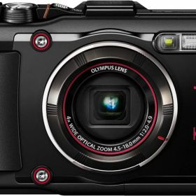 【中古】OLYMPUS デジタルカメラ STYLUS TG-4 Tough ブラック 1600万画素CMOS F2.0 15m 防水 100kgf耐荷重 GPS+電子コンパス&amp;内蔵Wi-Fi TG-4 BLK当店保証30日間 人気モデル 高画質