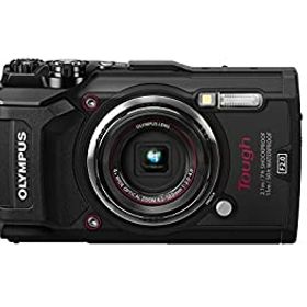 【中古】OLYMPUS デジタルカメラ Tough TG-5 ブラック 1200万画素CMOS F2.0 15m 防水 100kgf耐荷重 GPS+電子コンパ