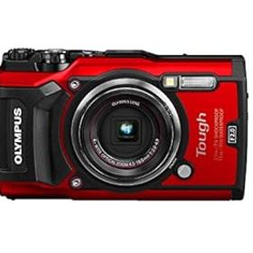 【中古】【39shop】OLYMPUS★デジタルカメラ Tough TG-5 レッド 1200万画素CMOS F2.0 15m 防水 100kgf耐荷重 GPS+電子コンパス&内蔵Wi-Fi TG-5 RED(非常に良い)