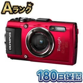 【中古】 整備済み品 OLYMPUS デジタルカメラ Tough TG-5 レッド 本体 1200万画素 F2.0 15m 防水 100kg耐荷重 4K GPS Wi-Fi タフ コンデジ オリンパス TG5 RED 赤色 水中撮影 アウトドア おりんぱす 中古 徹底除菌清掃済 高品質 送料無料 翌日配送 180日保証
