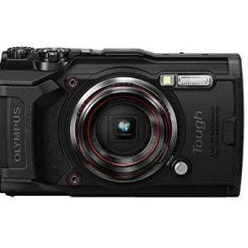 OM SYSTEM/オリンパス OLYMPUS デジタルカメラ Tough TG-6 ブラック 1200万画素CMOS F2.0 15m 防水 100kgf耐荷重 GPS 内蔵Wi-Fi TG-6BLK