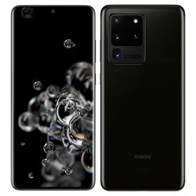 【中古】【安心保証】 Galaxy S20 Ultra 5G SCG03[128GB] au コスミックブラック