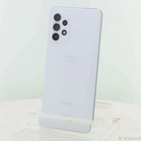 【中古】SAMSUNG(サムスン) Galaxy A52 5G 128GB オーサムホワイト SC-53B docomoロック解除SIMフリー 【349-ud】