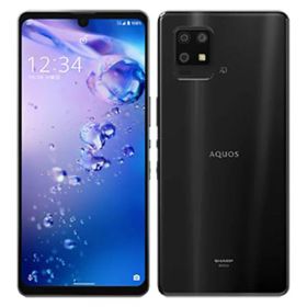 【中古】【安心保証】 AQUOS zero6 SHG04[128GB] au ブラック
