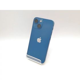 【中古】Apple 国内版 【SIMフリー】 iPhone 13 mini 128GB ブルー MLJH3J/A【高崎モントレー】保証期間1ヶ月【ランクC】