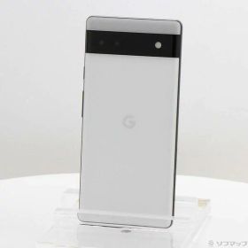 【中古】GOOGLE(グーグル) Google Pixel 6a 128GB チョーク GB17L Softbank SIMフリー 【352-ud】