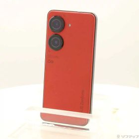 【中古】ASUS(エイスース) Zenfone 9 128GB サンセットレッド ZF9-RD8S128 SIMフリー 【258-ud】