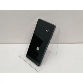 【中古】SAMSUNG docomo 【SIMロック解除済み】 Galaxy S10+ SC-04L Prism Black【仙台イービーンズ】保証期間1ヶ月【ランクB】