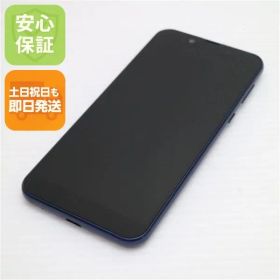 超美品 S5-SH Android One S5 ダークブルー スマホ 本体 白ロム 土日祝発送OK