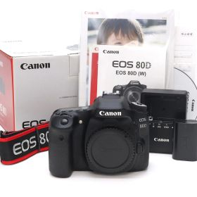A+ (美品) Canon キヤノン EOS 80D ボディ シャッター数 13,930枚 初期不良返品対応 77-172