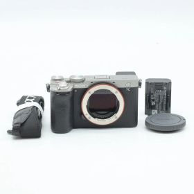 【ショット数8,329】SONY α7C II ボディ ILCE-7CM2 S シルバー｜フルサイズ ミラーレス一眼 AIオートフレーミング 4K動画対応 ソニー【中古】