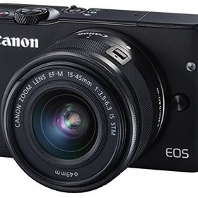 Canon ミラーレス一眼カメラ EOS M10 レンズキット(ブラッ（中古品）