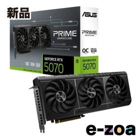 ASUS エイスース PRIME GeForce RTX 5070 12GB GDDR7 OC Edition グラフィックボード 転送不可 PRIME-RTX5070-O12G (2647112)