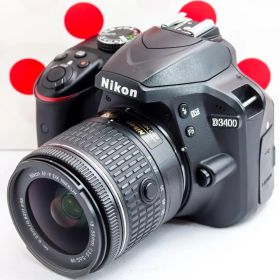 ニコン Nikon D3400❤スマホに転送❤小型軽量一眼レフ❤初めての一眼レフ