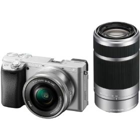 SONY ソニー ミラーレス一眼カメラ・ダブルズームレンズキット α6400 シルバー ILCE-6400Y S [ILCE6400YS]【RNH】