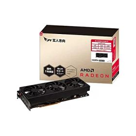 【中古】 玄人志向 AMD Radeon RX6800搭載 グラフィックボード GDDR6 16GB トリプルファンモデル RD-RX6800-E16GB/TP