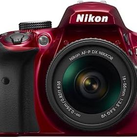 【中古】Nikon デジタル一眼レフカメラ D3400 AF-P 18-55 VR レンズキット レッド D3400LKRD