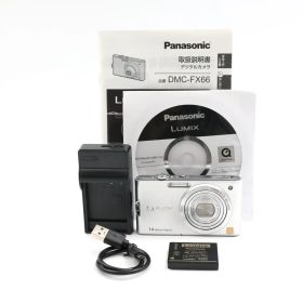 ■極上品■ Panasonic LUMIX DMC-FX66-S プレシャスシルバー コンパクトデジタルカメラ