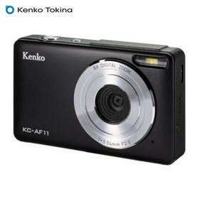 Kenko 8倍ズームオートフォーカス機能付広角レンズデジタルカメラ KC-AF11 ブラック (1台) 144638 KC-AF11BK