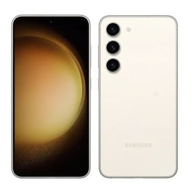 【中古】 SCG19 Galaxy S23 クリーム SIMフリー 本体 au スマホ ギャラクシー【送料無料】 scg19cr7mtm