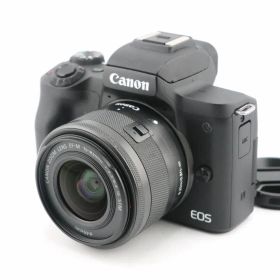 ★美品★キヤノン CANON EOS Kiss M + EF-M 15-45mm F3.5-6.3 IS STM★ I0740＃5448
