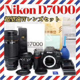 Nikon D7000❤️プロも支持する名機❤️超望遠Wレンズ✨デジタル一眼レフ